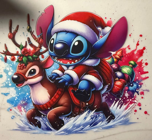 BLUE ALIEN REINDEER KIDS