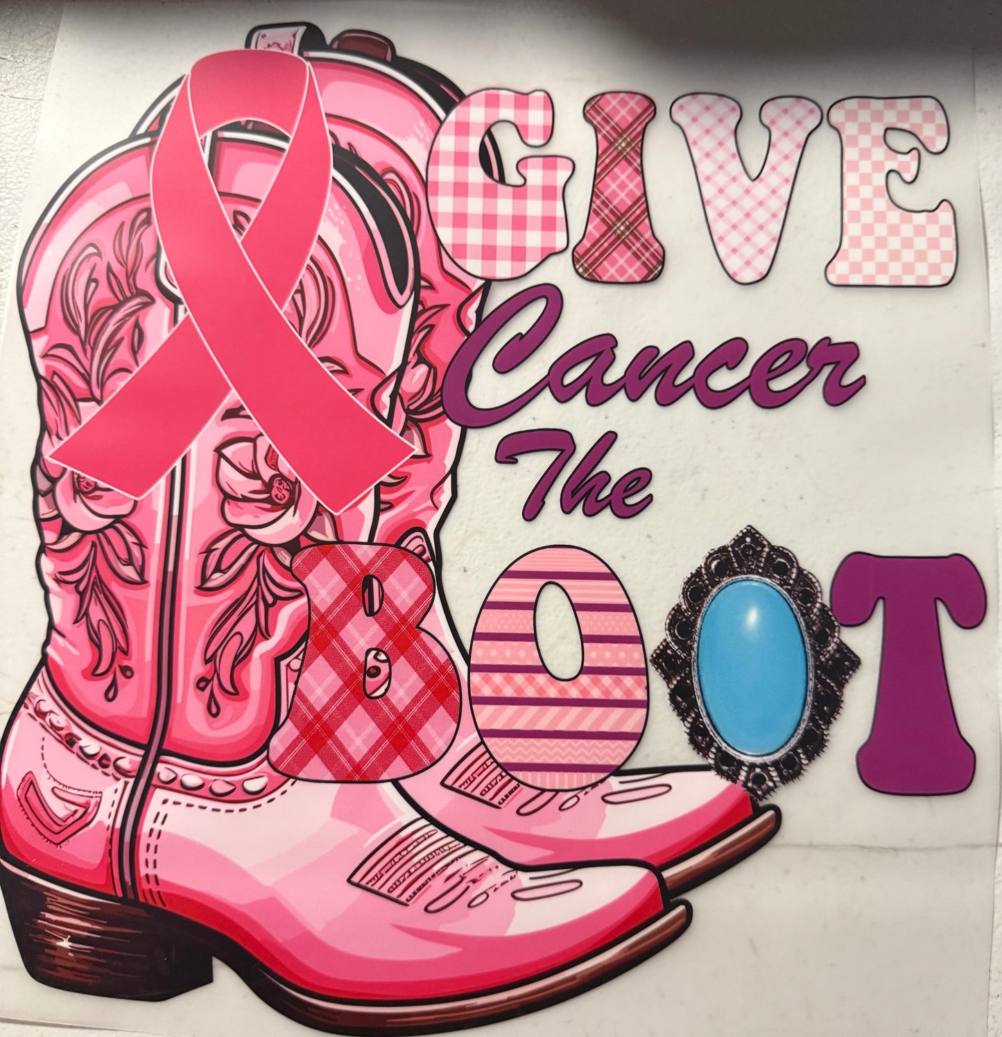 GIVE CANCER THE BOOT