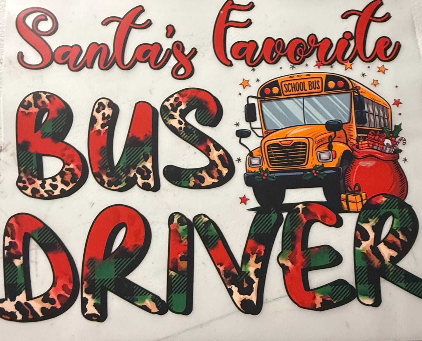 SANTAS FAVORITE BUS DRIVER