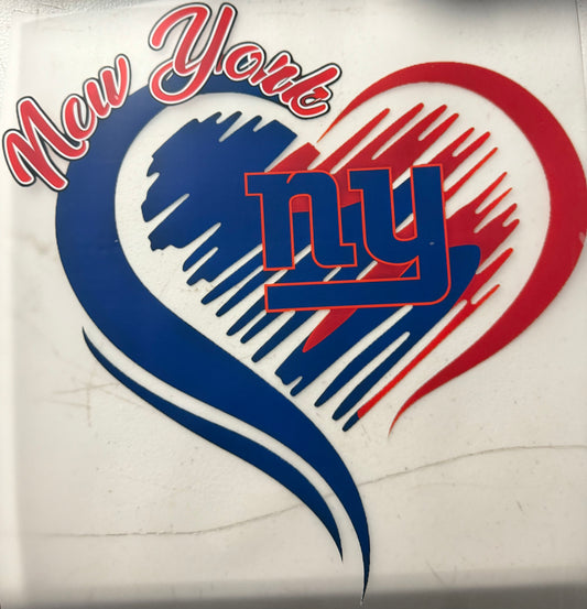 NY GIANTS HEART