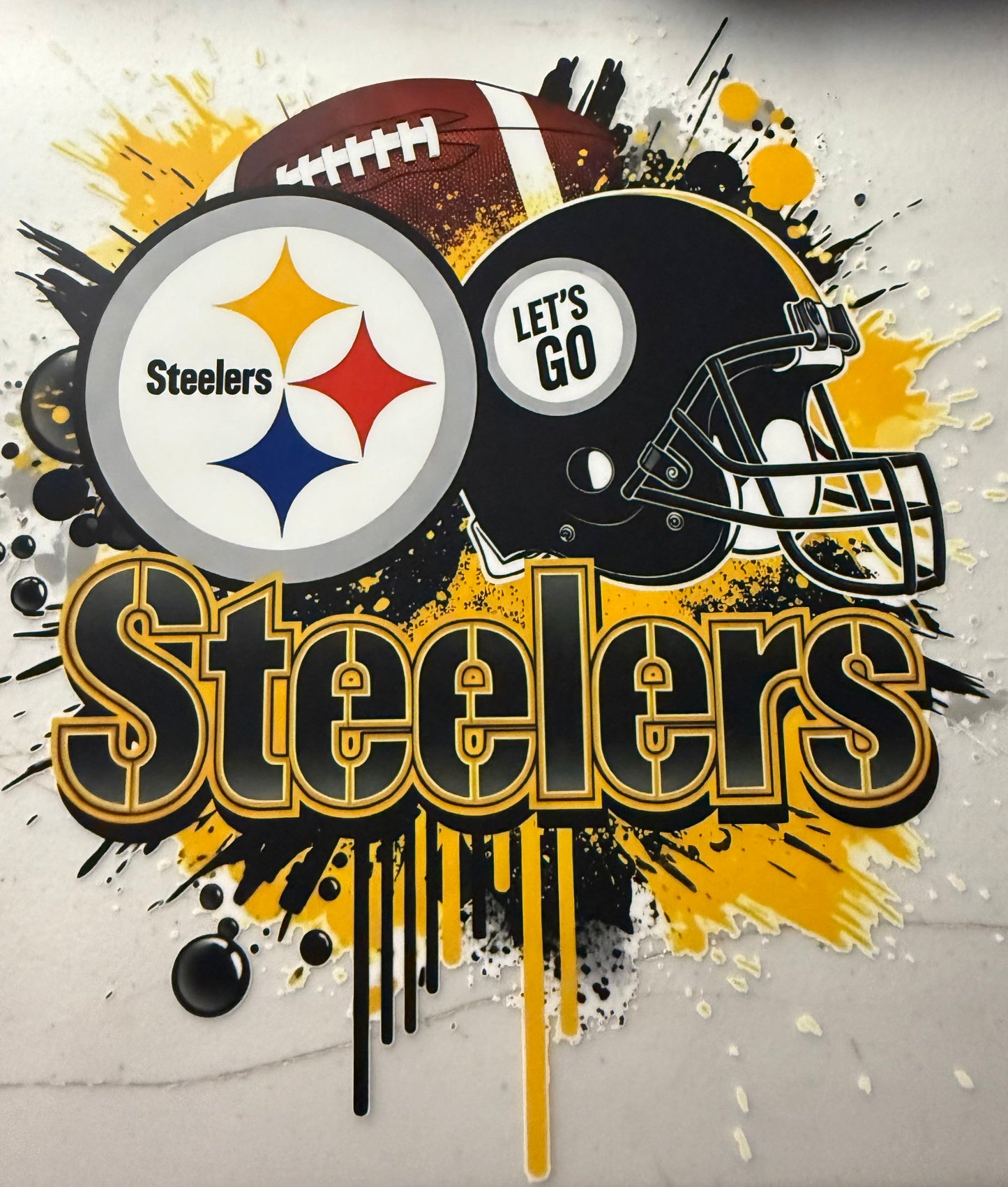 STEELERS PAINT SPLATTER