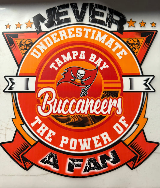 NEVER UNDERSTIMATE BUCCANEERS