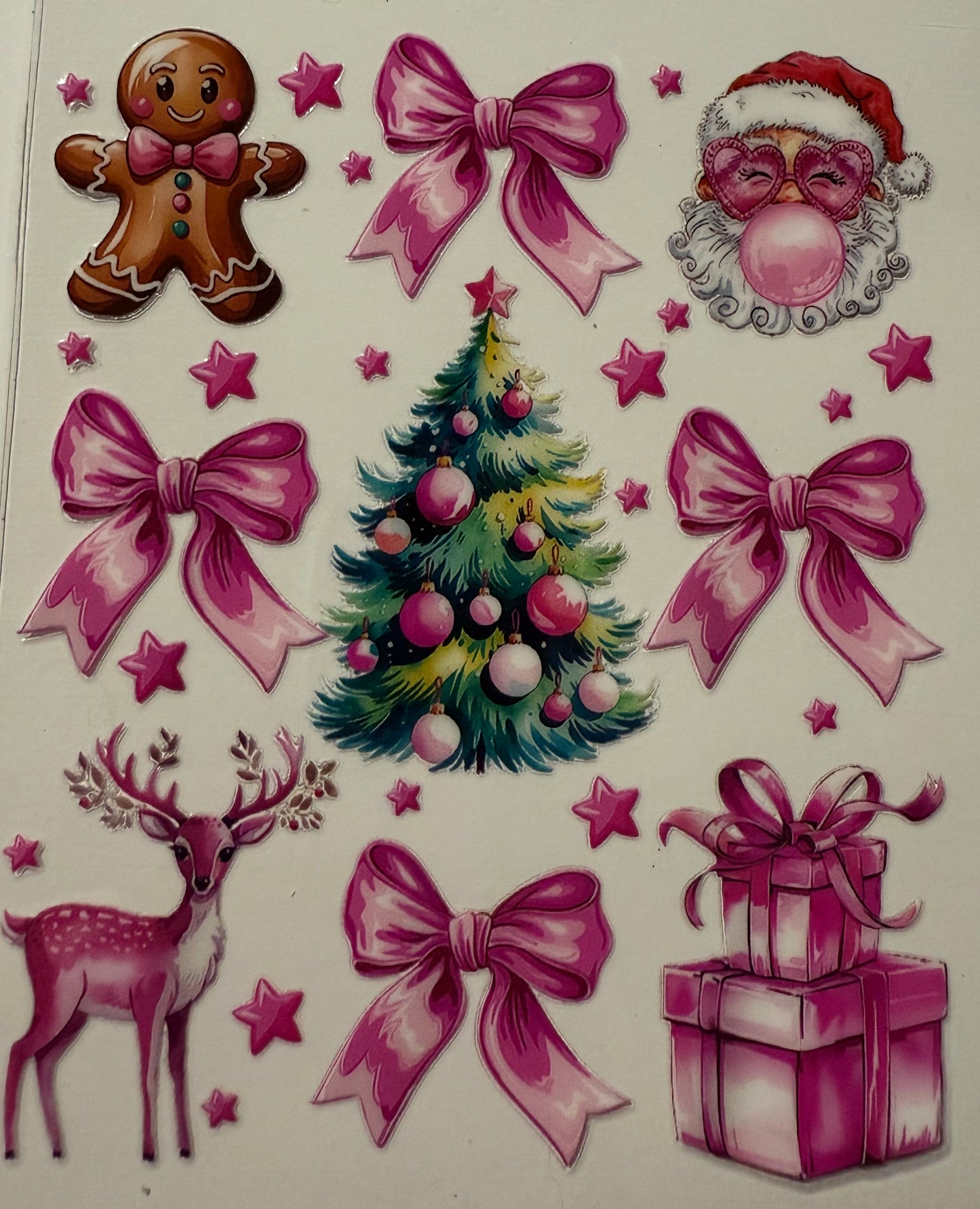 PINK BOWS CHRISTMAS