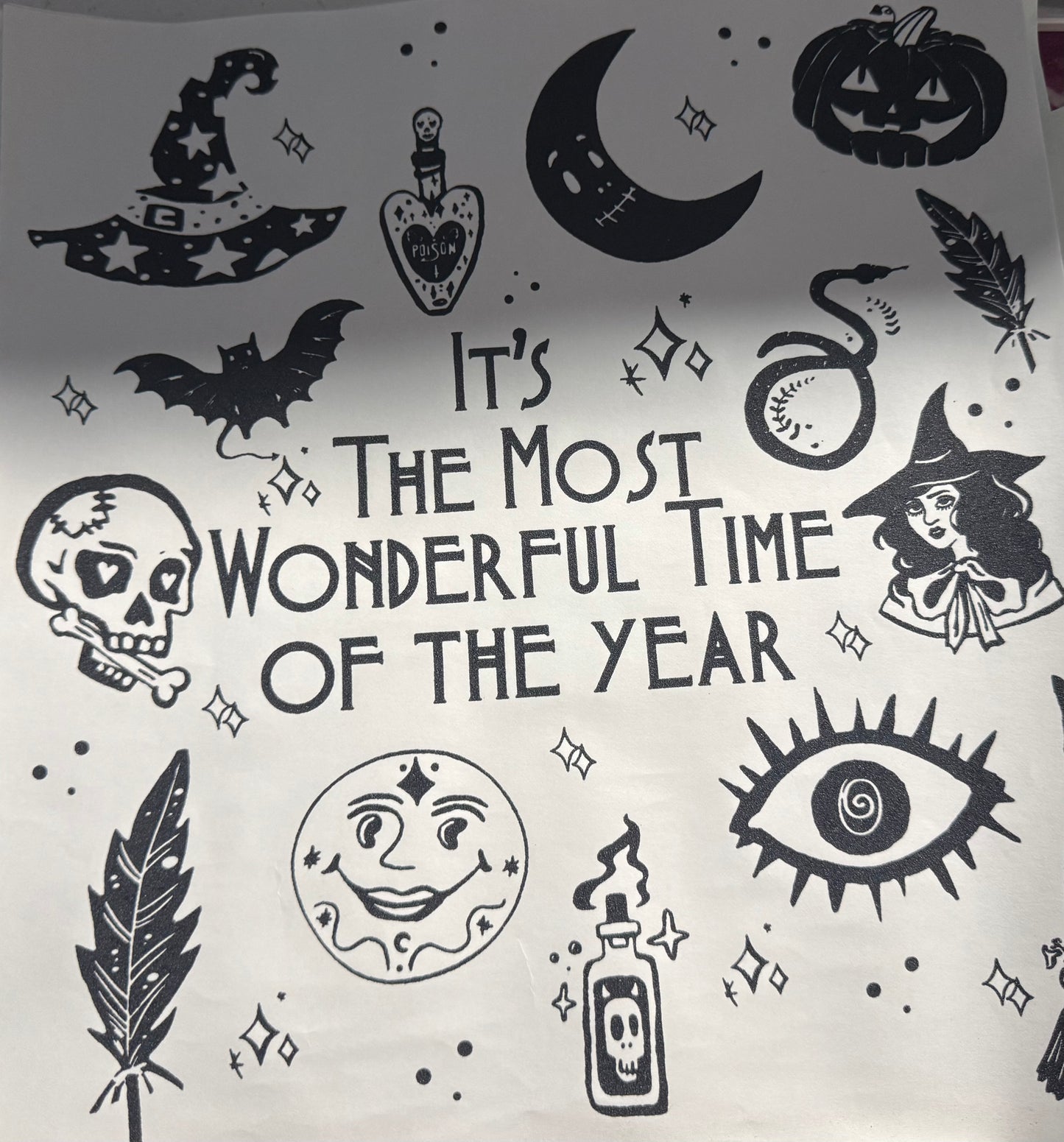 ITS THE MOST WONDERFUL TIME SPOOKY SINGLE COLOR