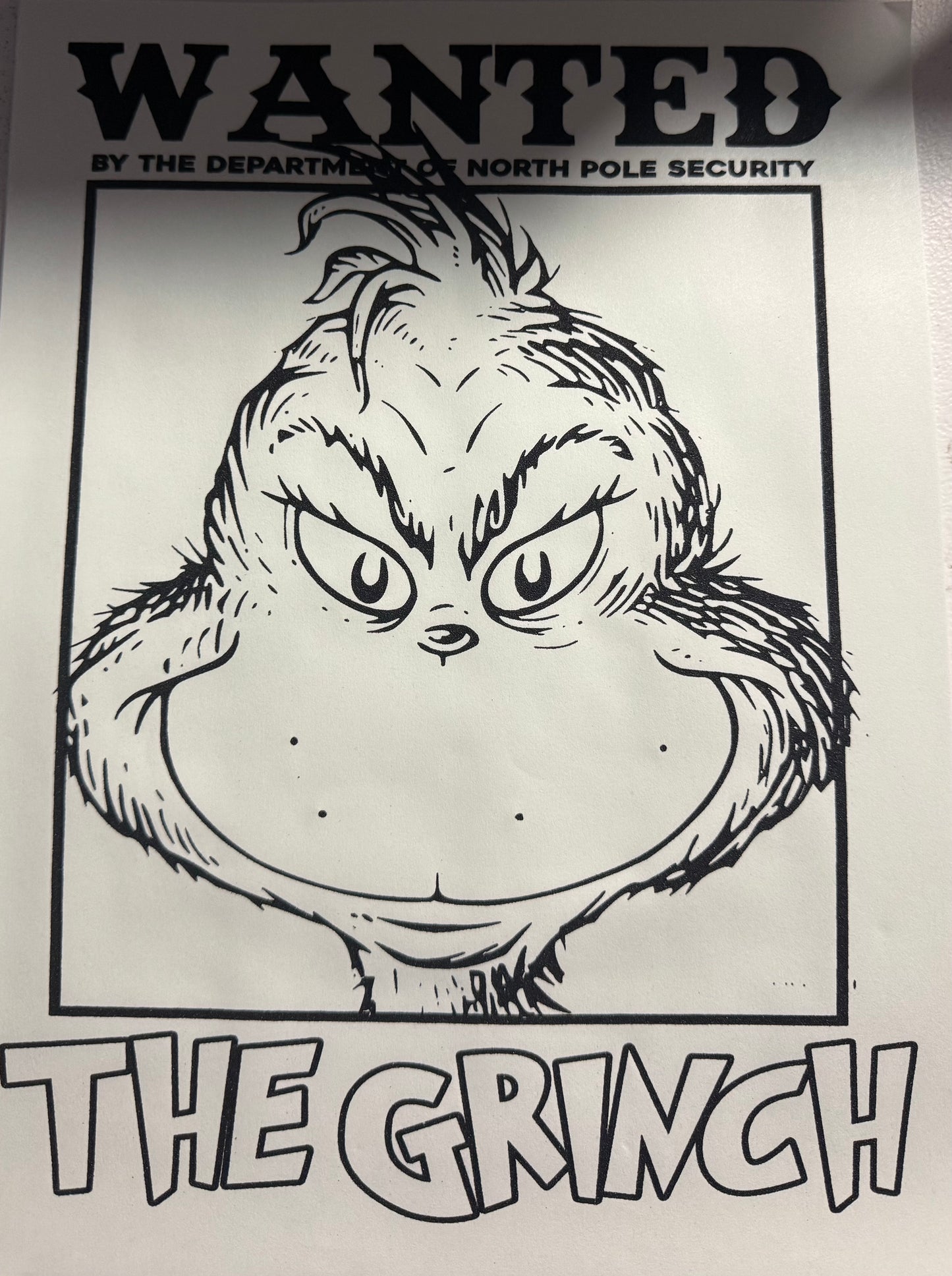 WANTED THE GRINCH