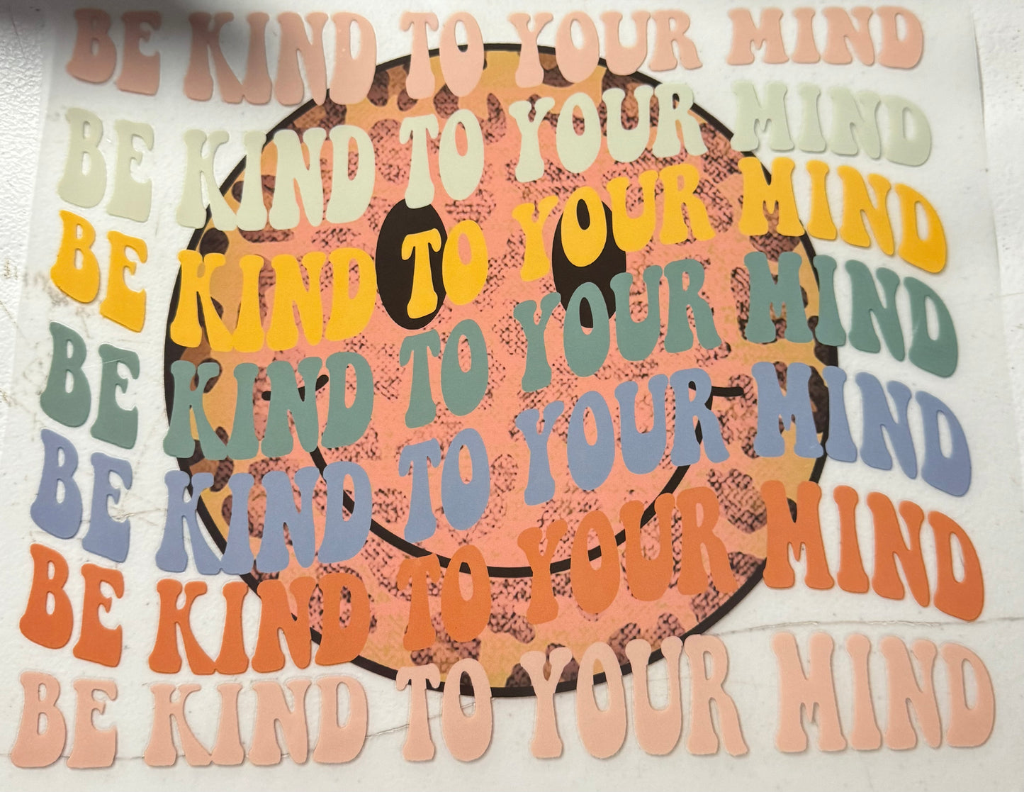 BE KIND TO YOUR MIND