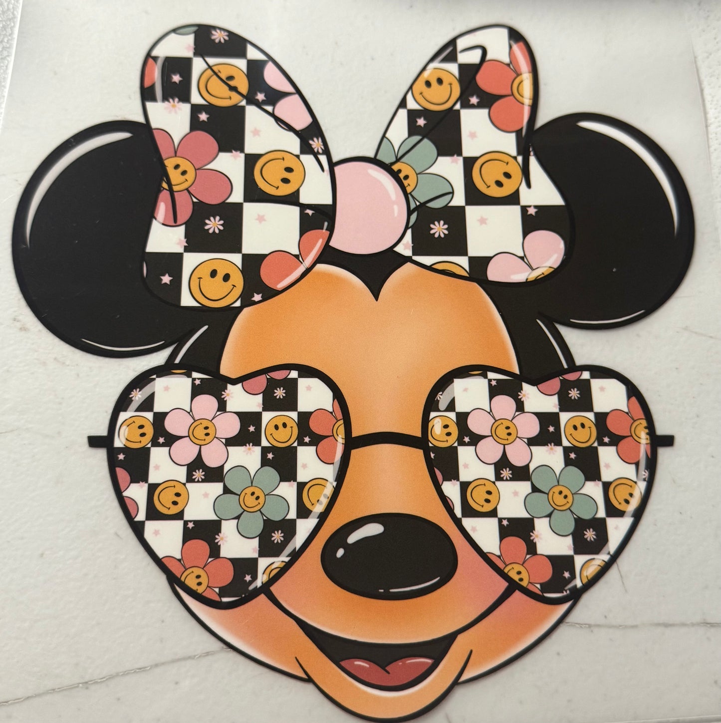 MINI CHECKERED BOW GLASSES