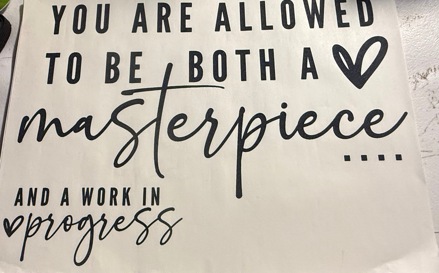 YOU ARE ALLOWED TO BE BOTH ( POCKET OR SLEEVE WORK IN PROGRESS)