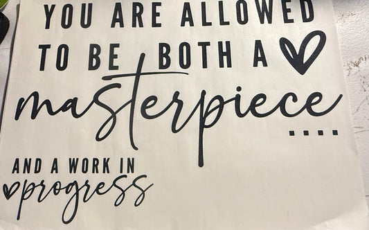 YOU ARE ALLOWED TO BE BOTH ( POCKET OR SLEEVE WORK IN PROGRESS)