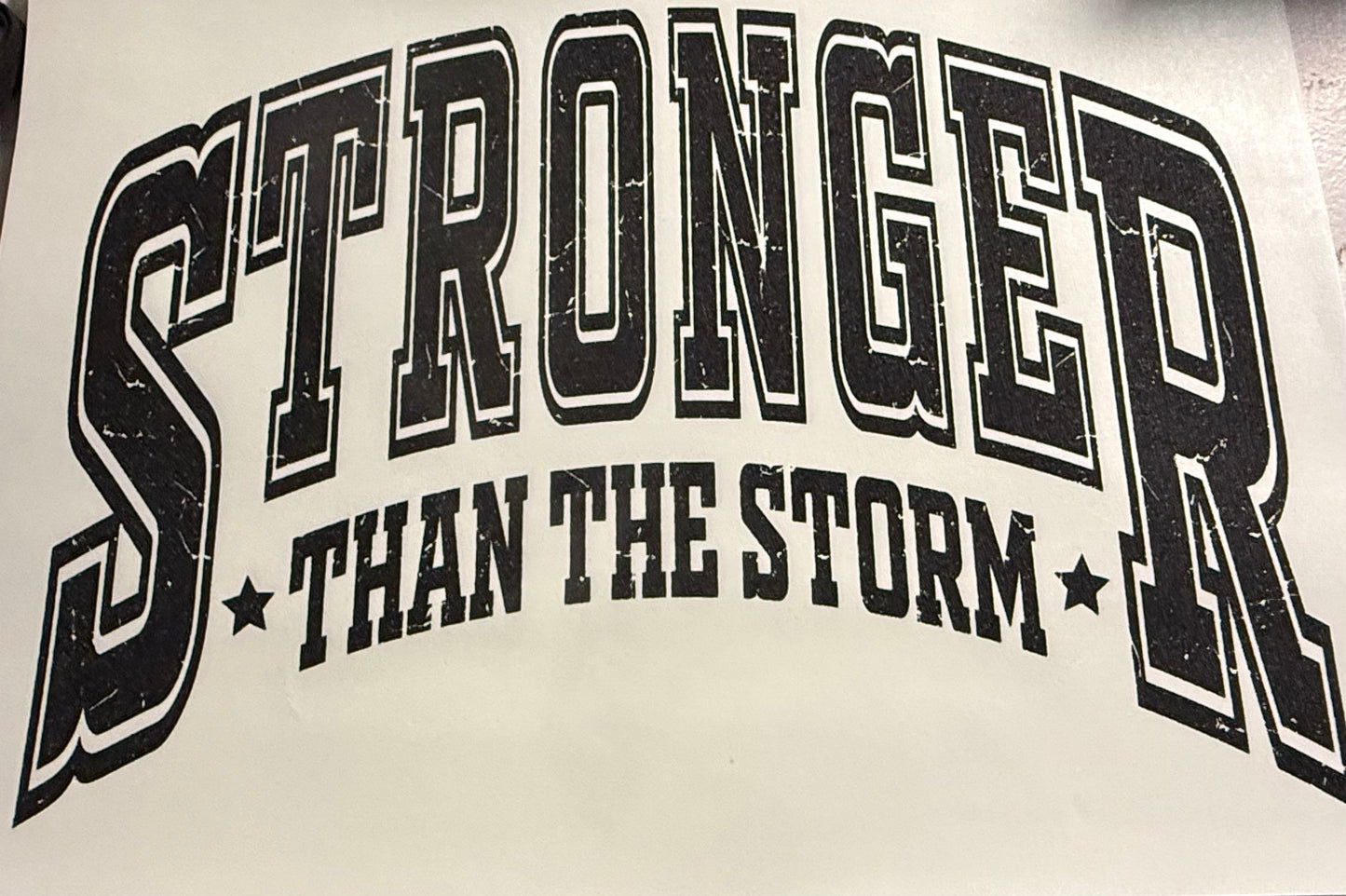 STRONGER THAN THE STORM
