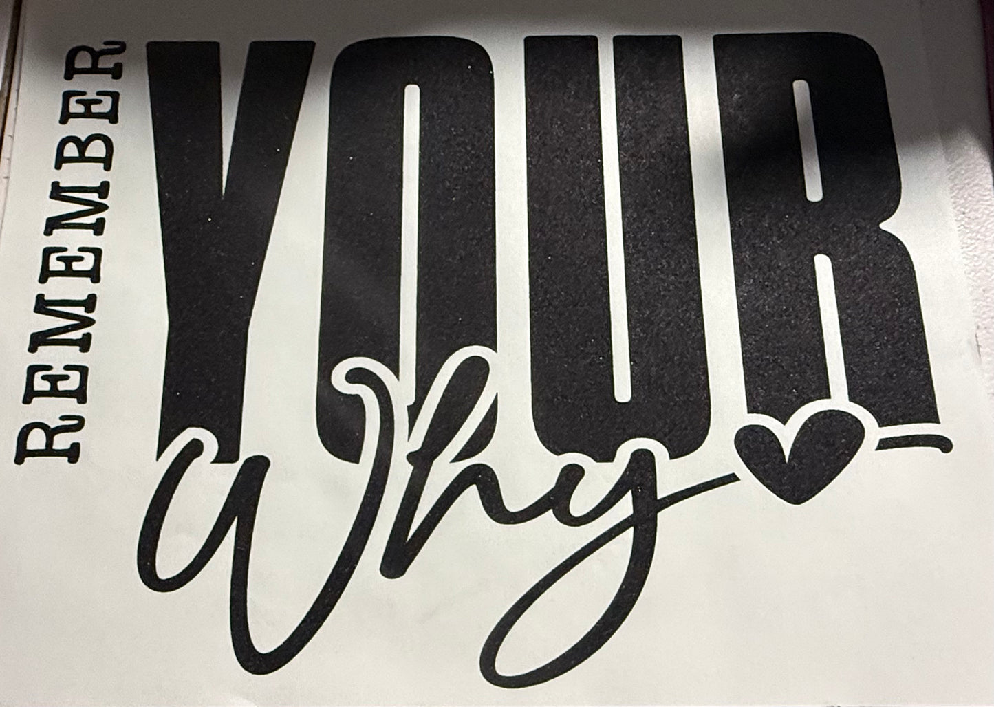 YOUR WHY WITH POCKET OR SLEEVE