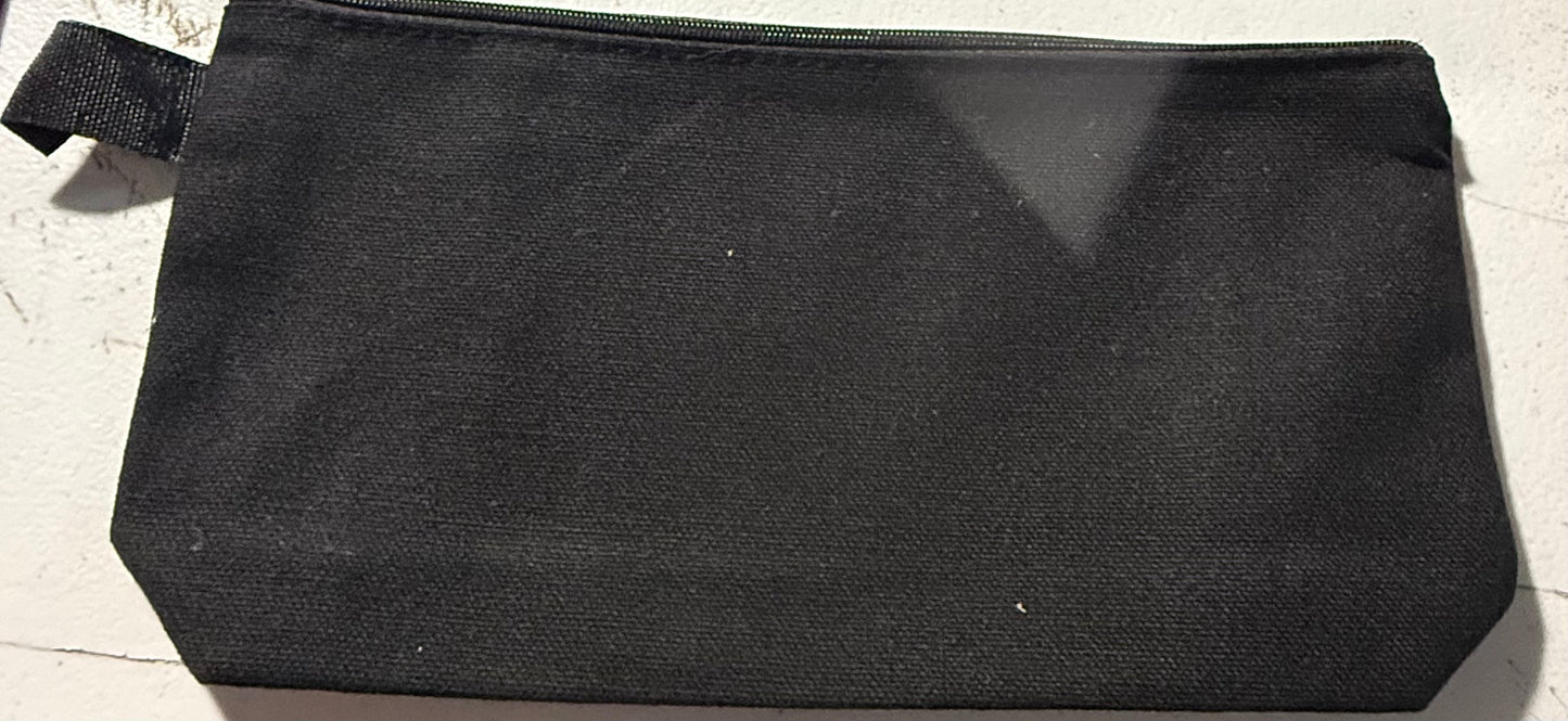 BLACK MINI ZIPPER BAG