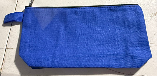 ROYAL BLUE ZIPPER BAG