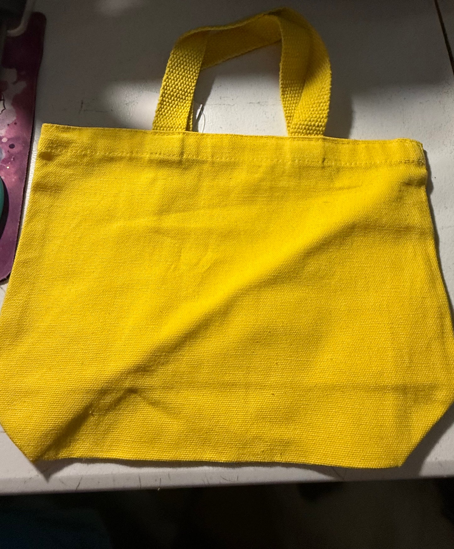 YELLOW MINI TOTE BAG