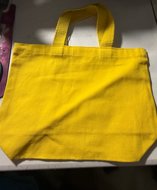 YELLOW MINI TOTE BAG