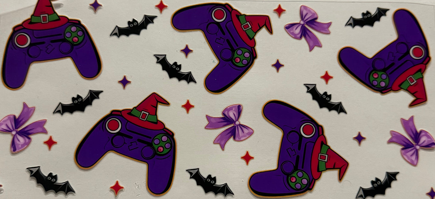 GAME CONTROLLERS WITH WITCH HATS