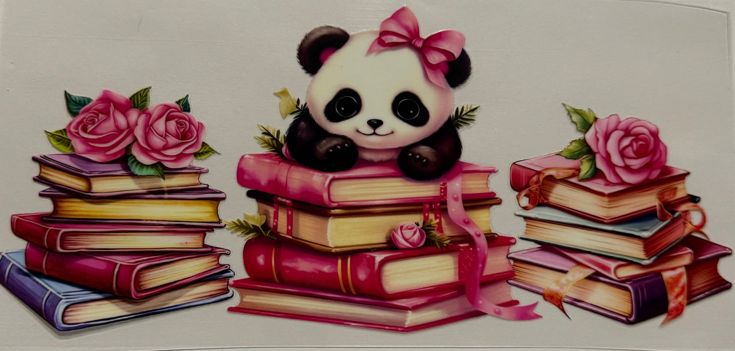 PANDA AND BOOKS
