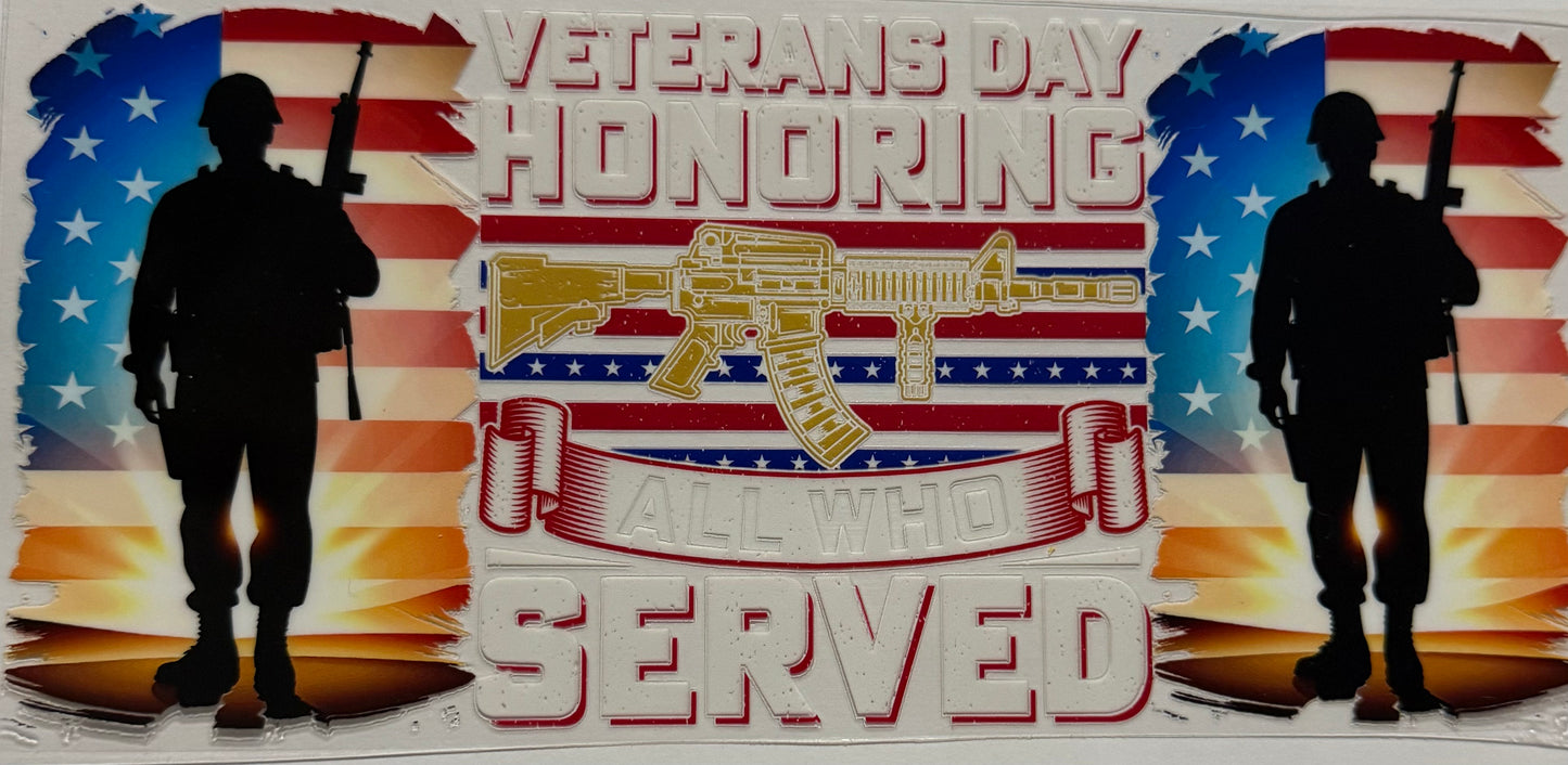 VETERANS DAY HONORING SERVED