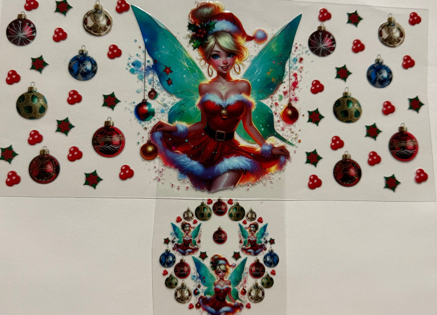 FAIRY CHRISTMAS WITH LID OR BOTTOM
