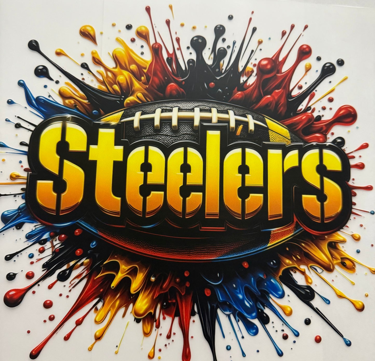 STEELERS PAINT SPLATTER