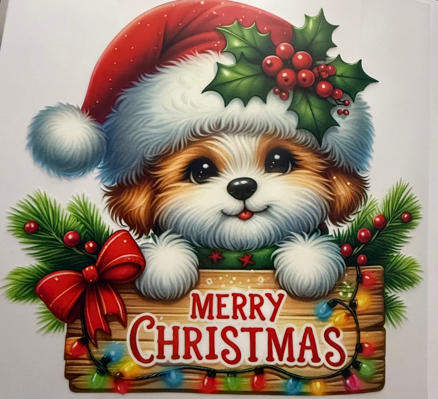 MERRY CHRISTMAS PUPPY