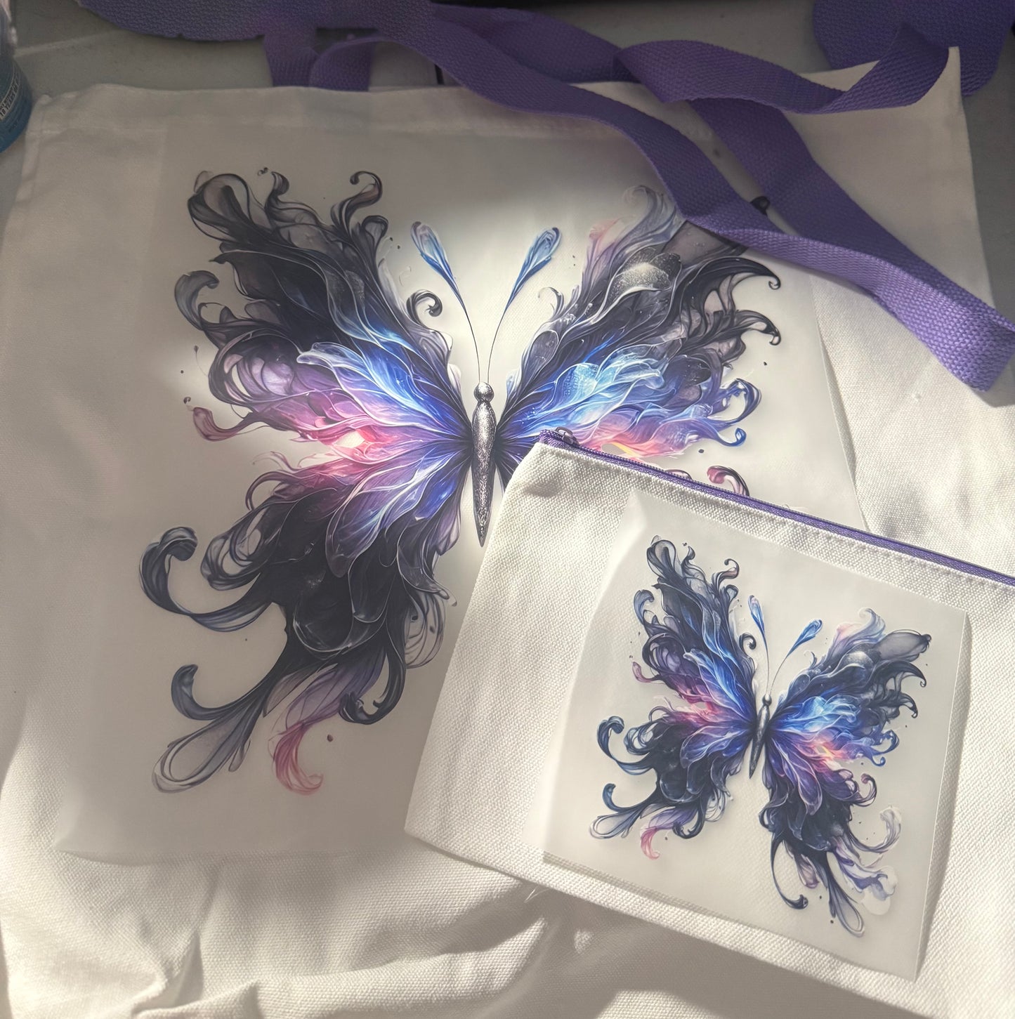 BUTTERFLY PURPLE BAGS