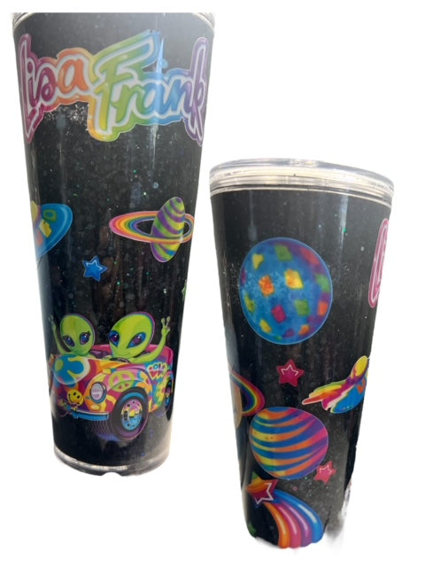 24oz Alien and space Snow Globe Tumbler