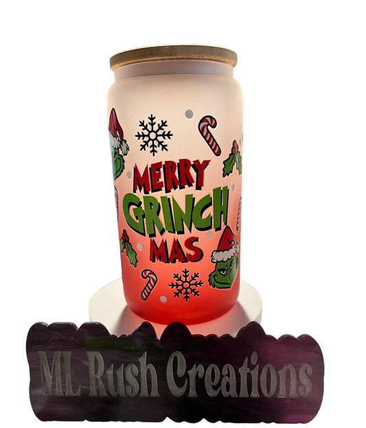 Merry Grinchmas Red Ombre