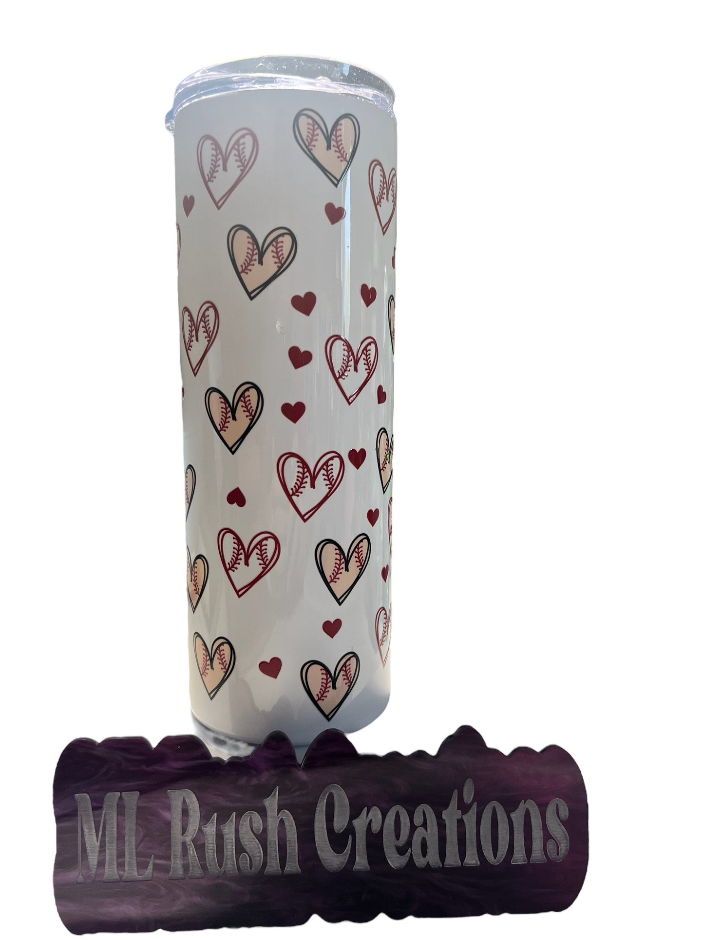 Baseball 20oz Skinny tumbler