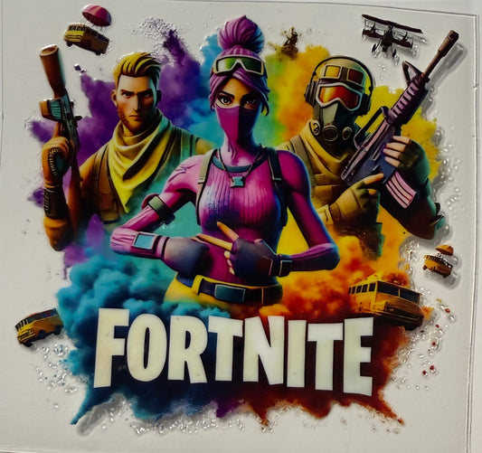 FORTNITE BLUE PURPLE YELLOW