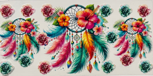 DREAM CATCHER PINK TEAL 3