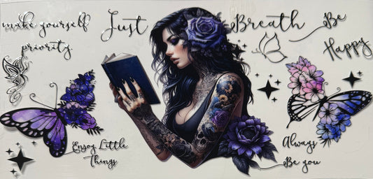 TATTOO GIRL BOOK POSITIVE QUOTES