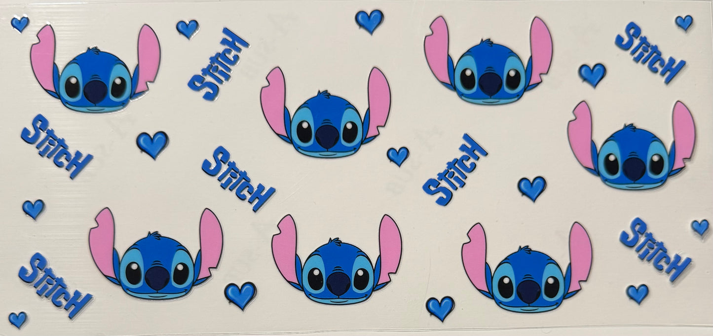 BLUE ALIEN HEADS BLUE HEARTS