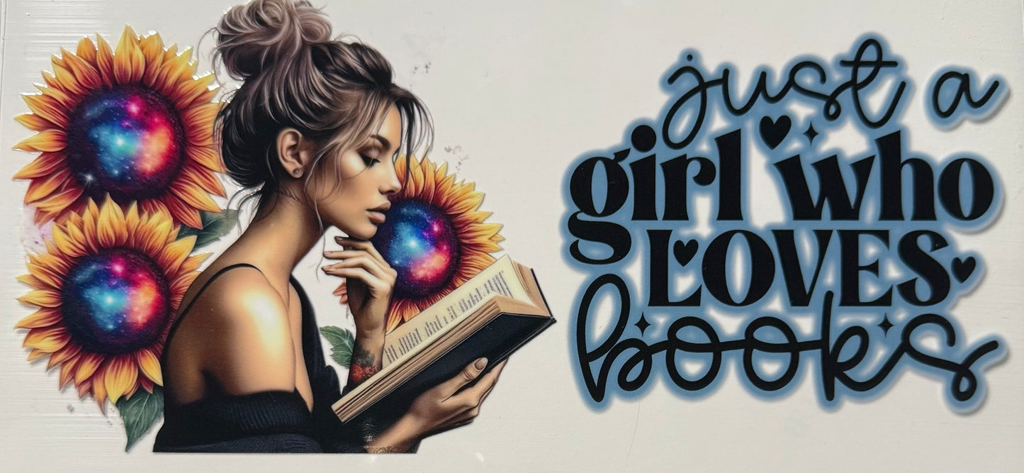 JUST A GIRL WHO LOVES BOOKS