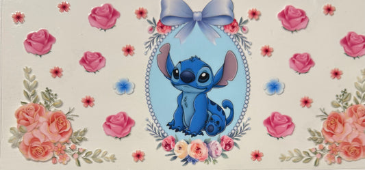 BLUE ALIEN FLOWERS BLUE BOW