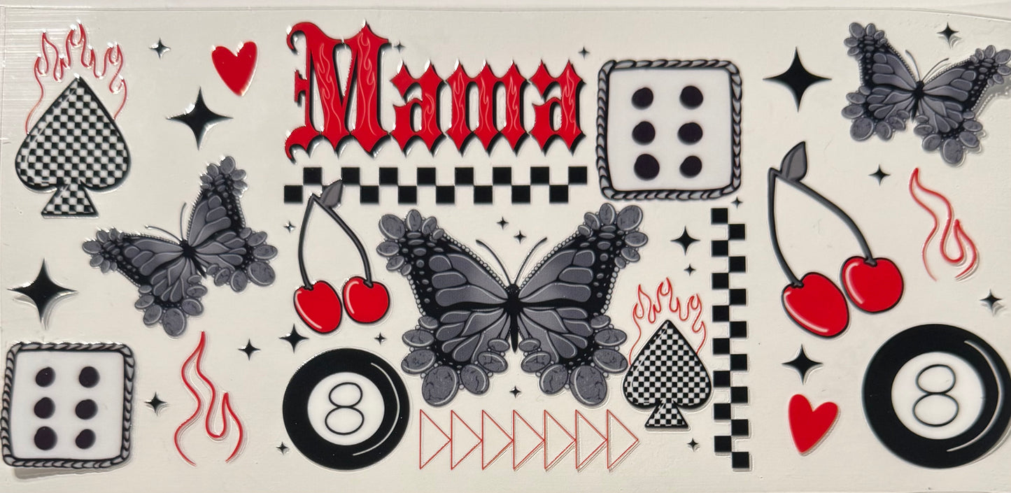 MAMA DICE BUTTERFLY 8 BALL