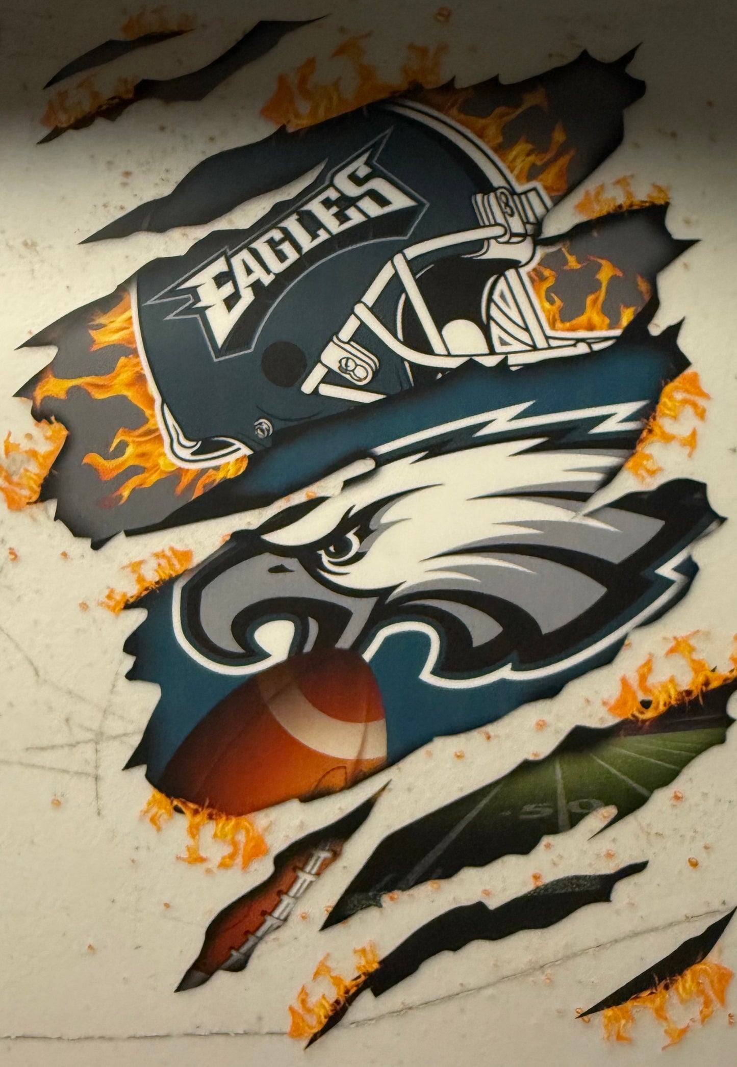 EAGLES HELMET AND EAGLE