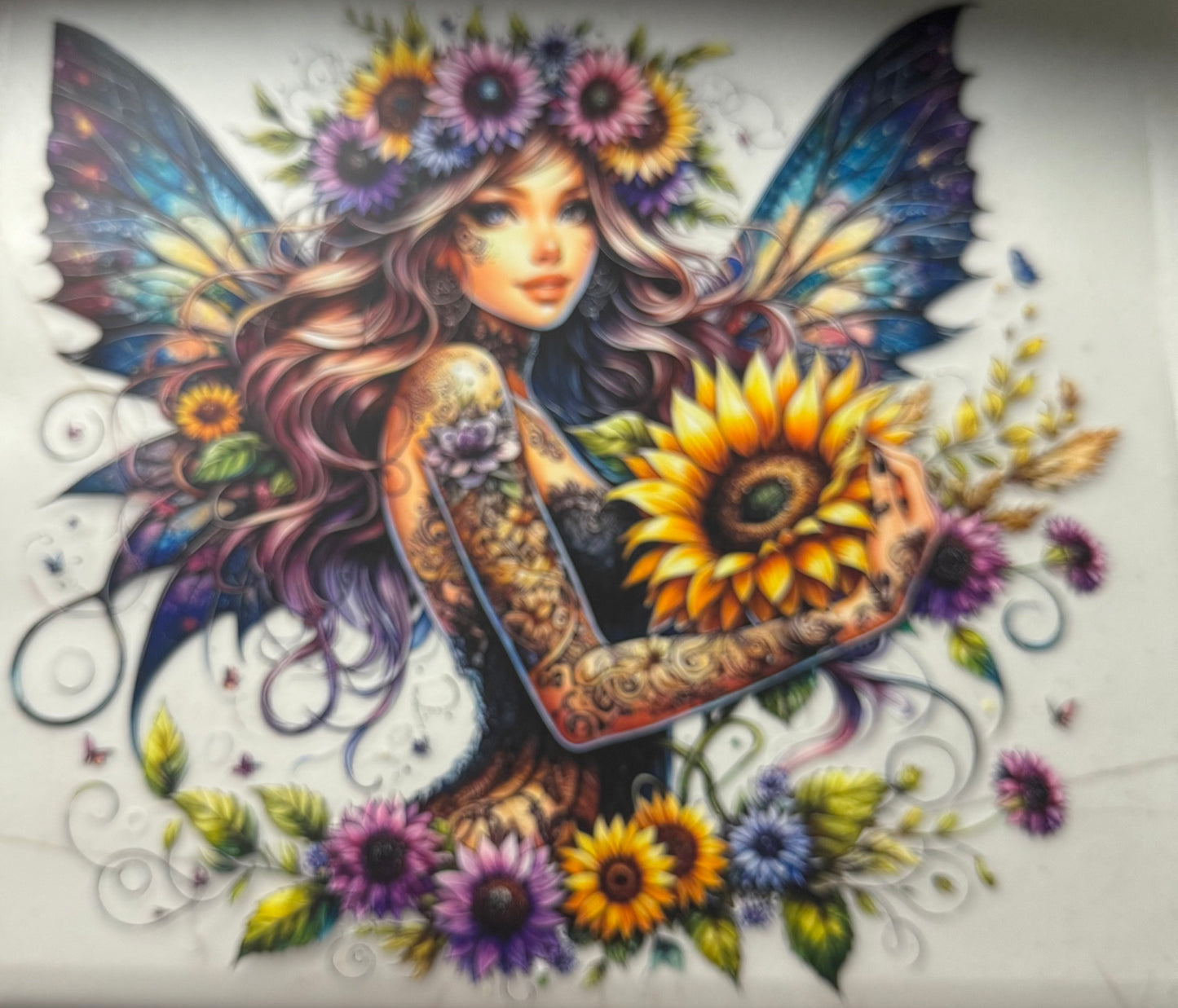 FAIRY WITH FLOWER HEADPIECE