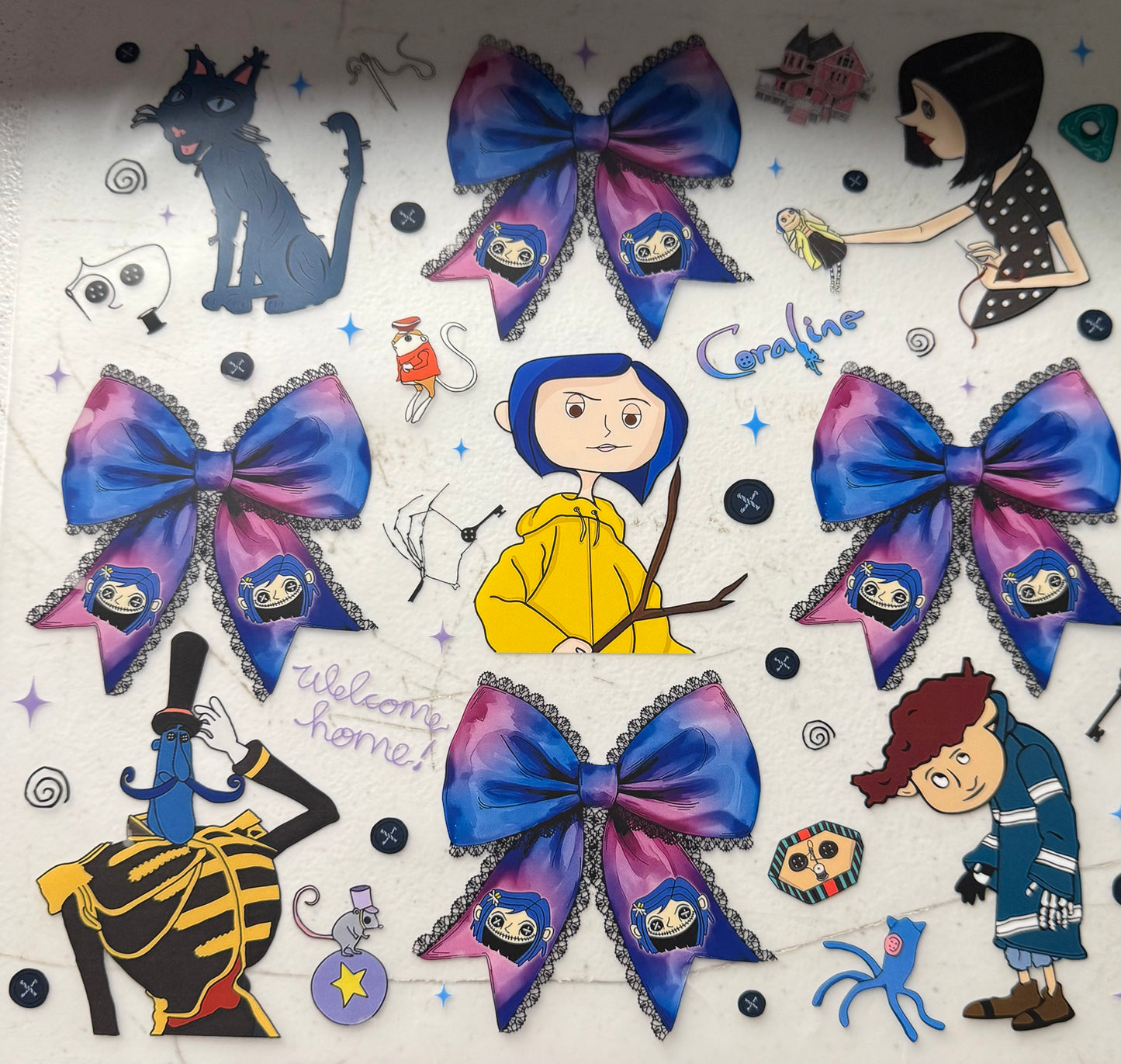 CORALINE WITH BOWS