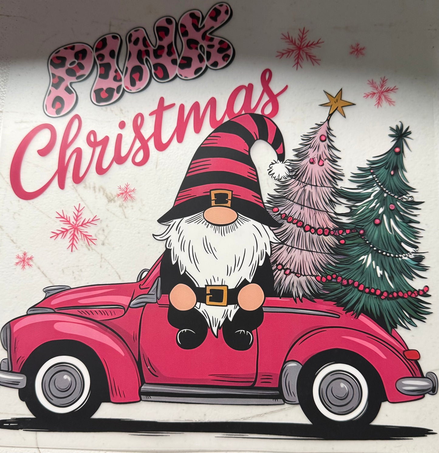 PINK CHRISTMAS GNOME