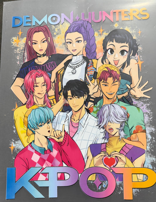 K POP COLORFUL LETTERS