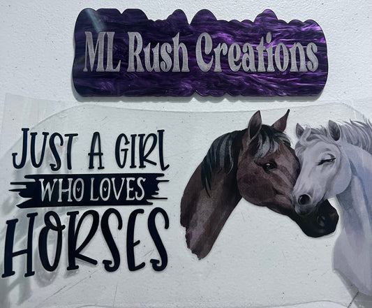 Just A Girl Who Loves Horses
