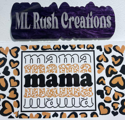 Mama Heart Cheetah