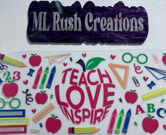 Teach love Inspire