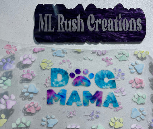 Dog Mom Teal