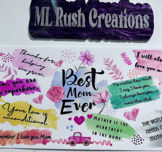 Best Mom Ever Truck Bottom