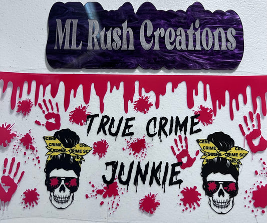 True Crime Blood Drip With Mombie Faces