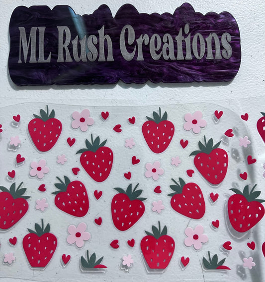 Strawberries With Daisies