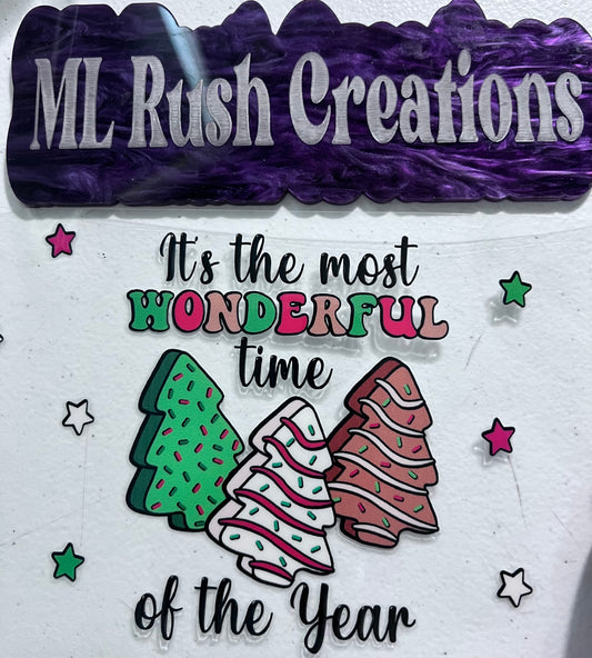 The Most Wonderful Time Of Year Tree Cakes