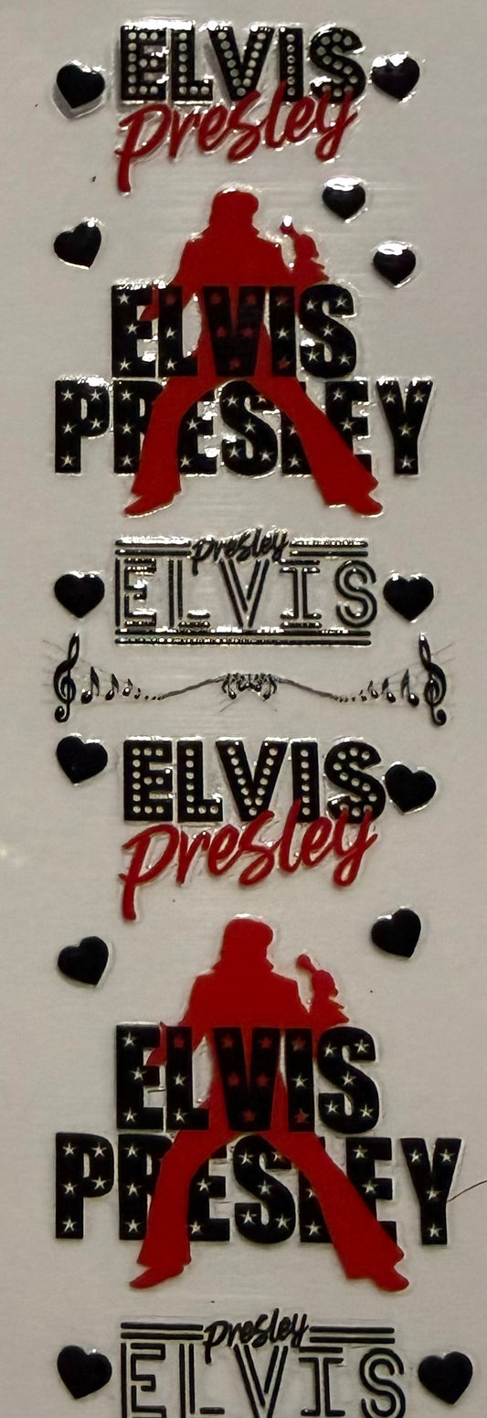 ELVIS BLACK AND RED